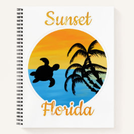 Zachte zonsondergang in Florida Notitieboek
