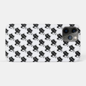 Zachte zwart witte katten patronen Case-Mate iPhone case (Achterkant (horizontaal))