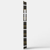 Zachte zwarte gele strepen  Case-Mate iPhone case (Achterkant / Links)