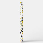 Zachte zwarte gele voetbal silhouet patroon Case-Mate iPhone case (Achterkant / Links)
