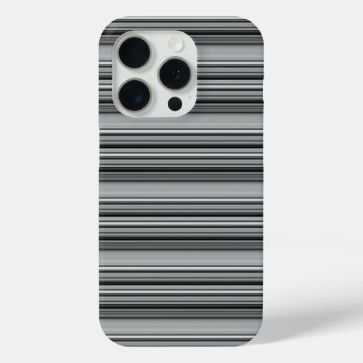 Zachte zwarte grijze strepen  Case-Mate iPhone case (Achterkant)