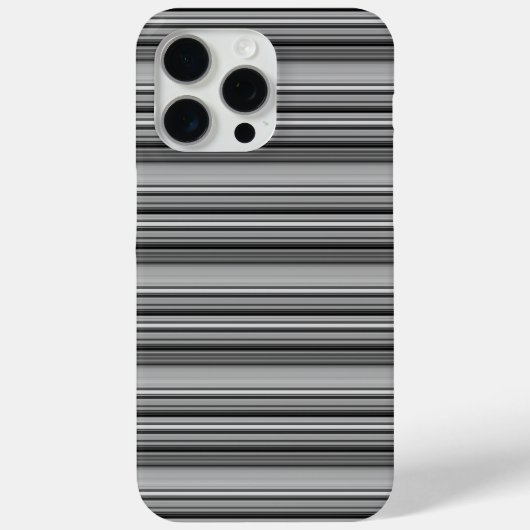 Zachte zwarte grijze strepen  Case-Mate iPhone case (Achterkant)
