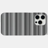 Zachte zwarte grijze strepen  Case-Mate iPhone case (Achterkant (horizontaal))