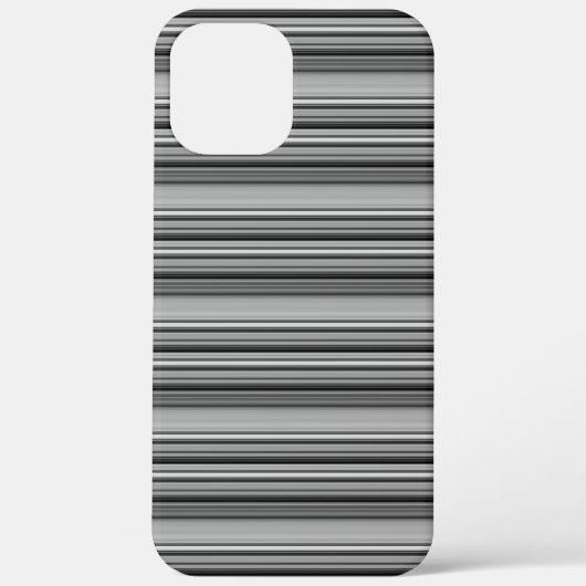 Zachte zwarte grijze strepen  Case-Mate iPhone case (Achterkant)