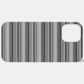 Zachte zwarte grijze strepen  Case-Mate iPhone case (Achterkant (horizontaal))