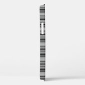 Zachte zwarte grijze strepen  Case-Mate iPhone case (Achterkant / Rechts)