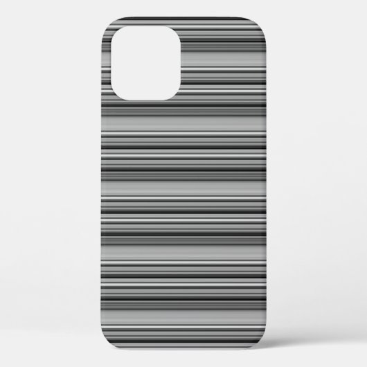 Zachte zwarte grijze strepen  Case-Mate iPhone case (Achterkant)