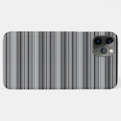 Zachte zwarte grijze strepen  Case-Mate iPhone case (Achterkant (horizontaal))