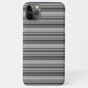 Zachte zwarte grijze strepen  Case-Mate iPhone case