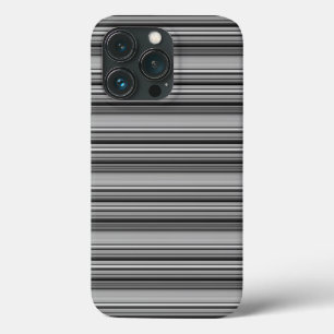 Zachte zwarte grijze strepen  Case-Mate iPhone case