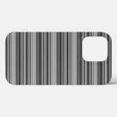 Zachte zwarte grijze strepen  Case-Mate iPhone case (Achterkant (horizontaal))
