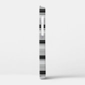 Zachte zwarte grijze strepen Case-Mate iPhone case (Achterkant / Links)