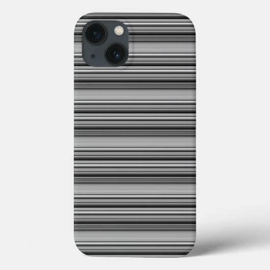 Zachte zwarte grijze strepen  Case-Mate iPhone case (Achterkant)