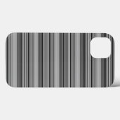 Zachte zwarte grijze strepen  Case-Mate iPhone case (Achterkant (horizontaal))