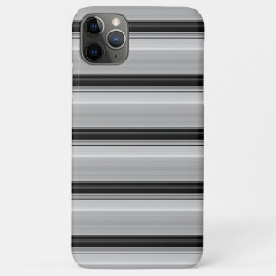 Zachte zwarte grijze strepen Case-Mate iPhone case