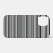 Zachte zwarte grijze strepen  Case-Mate iPhone case (Achterkant (horizontaal))