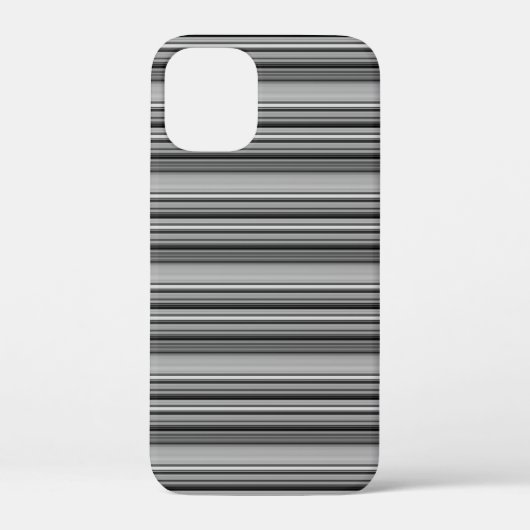 Zachte zwarte grijze strepen  Case-Mate iPhone case (Achterkant)