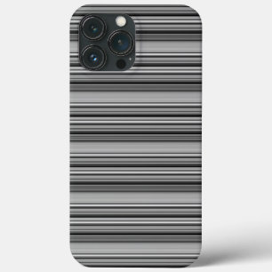 Zachte zwarte grijze strepen  Case-Mate iPhone case