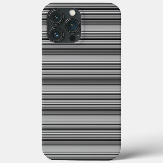Zachte zwarte grijze strepen  Case-Mate iPhone case (Achterkant)