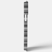 Zachte zwarte grijze strepen  Case-Mate iPhone case (Achterkant / Rechts)