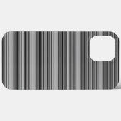 Zachte zwarte grijze strepen  Case-Mate iPhone case (Achterkant (horizontaal))