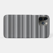 Zachte zwarte grijze strepen  Case-Mate iPhone case (Achterkant (horizontaal))