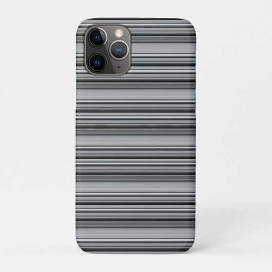 Zachte zwarte grijze strepen  Case-Mate iPhone case (Achterkant)