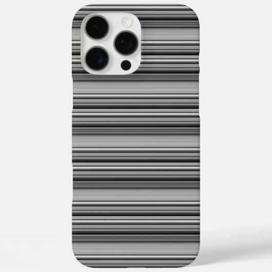 Zachte zwarte grijze strepen  Case-Mate iPhone case (Achterkant)