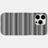 Zachte zwarte grijze strepen  Case-Mate iPhone case (Achterkant (horizontaal))