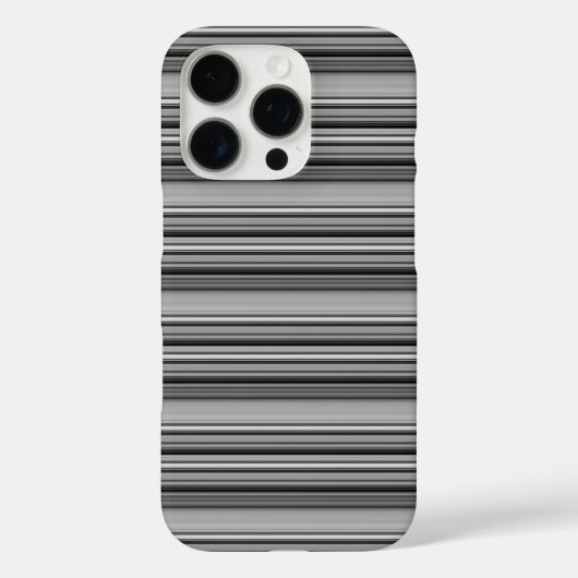 Zachte zwarte grijze strepen  Case-Mate iPhone case (Achterkant)
