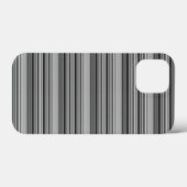 Zachte zwarte grijze strepen  Case-Mate iPhone case (Achterkant (horizontaal))