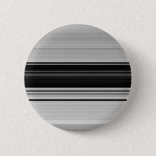 Zachte zwarte grijze strepen ronde button 5,7 cm