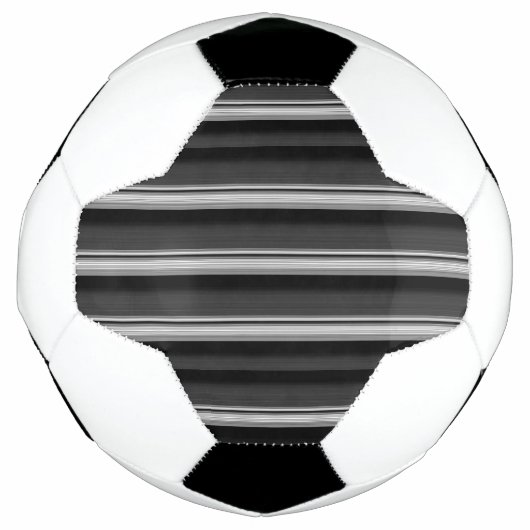 Zachte zwarte grijze strepen voetbal (Voorkant)