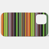 Zachte zwarte kleurrijke strepen Case-Mate iPhone case (Achterkant (horizontaal))