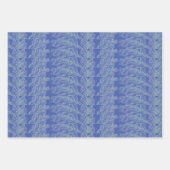 Zachte Zwemelen Blauw Inpakpapier Vel (Voorkant)