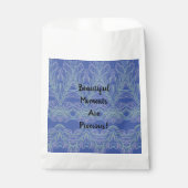 Zachte Zwemelen Blauwe Momenten Bedankzakje (Voorkant)