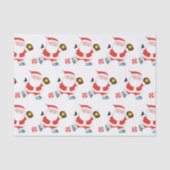 Zachtebal Kerstcadeau Tissuepapier (Voorkant)