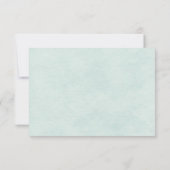 Zachteg groen tafelnummer met mint tint (Achterkant)