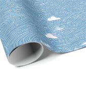 Zachtegolfgolfpatroon inpakpapier (Rol Hoek)
