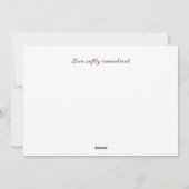 Zachtegouden barokke bloem fotolijstjes collage feestdagenkaart (Achterkant)