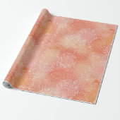 Zachtegradiënt Abstract Patroon van Zachte Perzik  Cadeaupapier (Uitgerold)