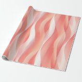Zachtegradiënt Abstract Patroon van Zachte Perzik  Cadeaupapier (Uitgerold)