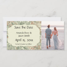 Zachtegroen antieke William Morris Kamperfoelie