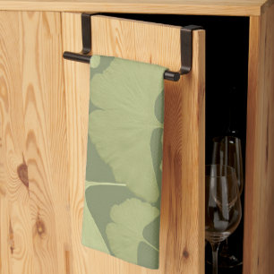Zachtegroen Ginkgo Botanische Droom 1 Theedoek