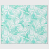 Zachtegroen verse bries abstract patroon cadeaupapier (Vlak)
