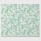 Zachtegroene verse bries abstract patroon cadeaupapier (Vlak)