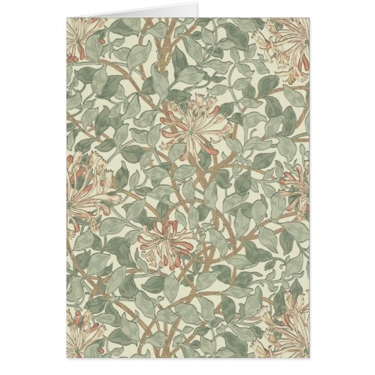 Zachtegroene vintage William Morris kamperfoelie (Voorkant)