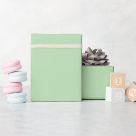 Zachtegron effen inpakpapierrol cadeaupapier