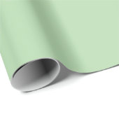 Zachtegron effen inpakpapierrol cadeaupapier (Rol Hoek)