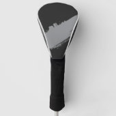 Zachtekolzwart golfheadcover (Voorkant)